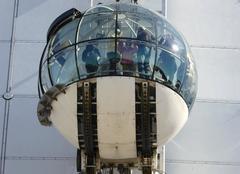 SkyView gondolas on the Ericsson Globe in Stockholm