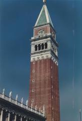 Campanile of St. Mark's Basilica in Venice, Italy, September 1984