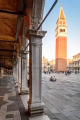 Campanile of St. Mark's Basilica in Venice, Italy