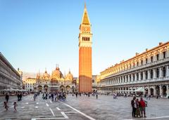 Campanile of St. Mark's Basilica in Venice, Italy