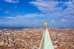 St Mark's Basilica Campanile in Venice, August 2020