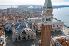 View over St. Mark's Square in August 2020