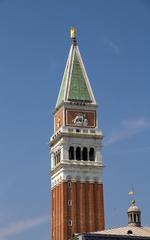 Campanile of St Mark's Church with a clear sky