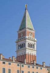 south side view of Campanile di San Marco in Venice