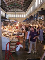 busy Central Market in Athens