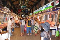 Central Market on Odos Athinas in Athens