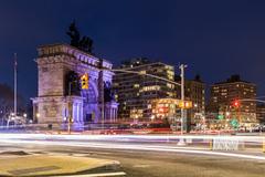 Grand Army Plaza in Brooklyn, New York, featuring the Soldiers' and Sailors' Arch