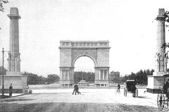 Historic view of Grand Army Plaza in 1894