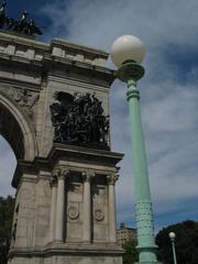 Internal decorations sculptures of the Soldiers' and Sailors' Arch