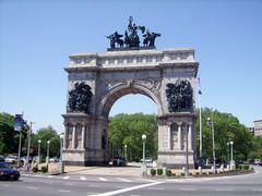 Soldiers and Sailors Memorial Arch in Grand Army Plaza