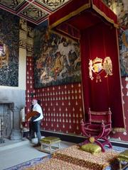 a back to the future moment within Stirling Castle