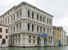 Ca' Pesaro facade on Canal Grande in Venice