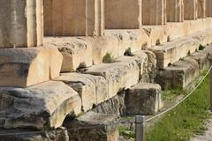 view of the Agora of Athens in Greece