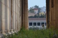 View of the Agora of Athens in Greece