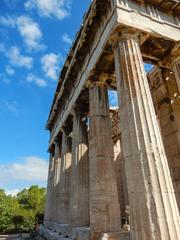 East side of the Temple of Hephaestus from the north, Athens