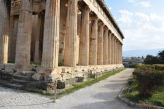 View of the Agora of Athens, Greece