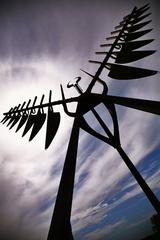 The Spiritcatcher art installation in downtown Barrie by Ron Baird