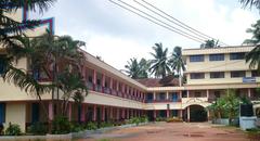 St. Theresa High School building in Belthangady