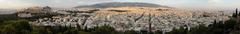 Panoramic view of Athens from Mouseion Hill