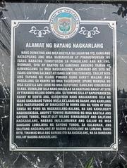 Alamat ng Bayang Nagkarlang Marker in Laguna