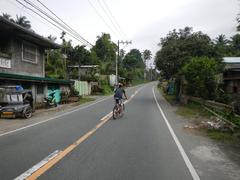 townscape of Nagcarlan, Laguna with town proper and various landmarks