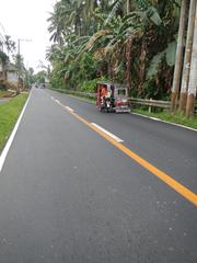 Welcome Arch at the boundary of Rizal, Laguna with the town proper in the background