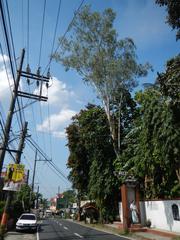 San Pablo City downtown junction with visible landmarks including Liana's Supermarket and Modesto M. Jaojoco building