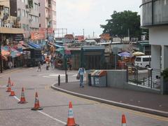 Stanley Market from Stanley New Street in Hong Kong