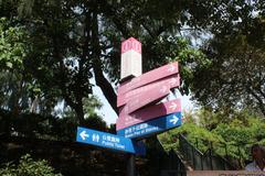 directional signs in Stanley Market Hong Kong