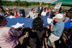 Ribbon cutting at Star Spangled Banner Historic National Trail in Bladensburg