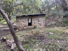 Old establishment opposite the old pump at Michael Perry Botanic Reserve, Stonyfell