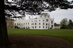 Strawberry Hill mansion surrounded by greenery