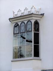 Gothic oriel window at Strawberry Hill, Twickenham