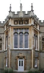 Strawberry Hill House in Twickenham, London, with gothic architecture and landscaped garden