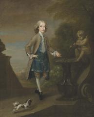 Portrait of Horace Walpole at age 10 by William Hogarth