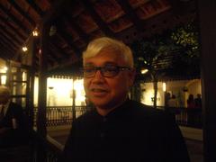 Writer Amitav Ghosh at Sunaparanta Goa Centre for the Arts