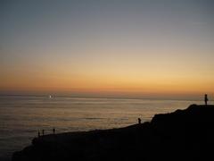 Sunset Cliffs view with ocean and rocky coastline