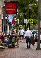 Sidewalk cafe in Fell's Point, Baltimore