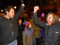 Baltimore Ravens Super Bowl celebration at Fells Point