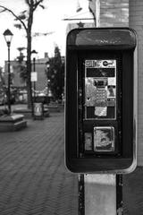 Fells Point payphone on a public street