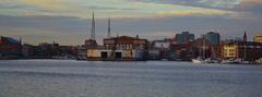 Panorama of Fells Point waterfront