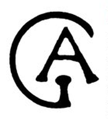 Monogram of Galicia used by the Pontedeume post office