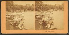 Historic photo showing Boston's pride parade in the 19th century