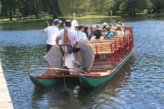 rear view of a Boston Swan Boat