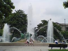 Logan Circle Fountain in Philadelphia, Pennsylvania