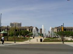 Logan Circle in Philadelphia viewed from the south