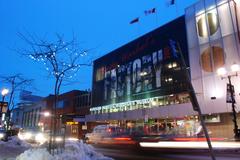 Andy Warhol's Factory exhibit at Waterloo Region Children's Museum in Kitchener, ON