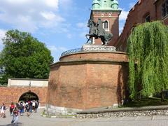 Bastion Władysława IV at Wawel from the west side in Kraków