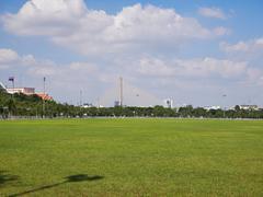 Sanam Luang monument in Bangkok