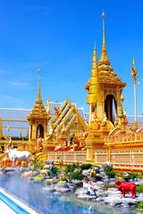 Royal Crematorium Exhibition of King Rama IX at Sanam Luang in Thailand